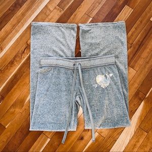 VS Pink Sparkle Gray Lounge Pant